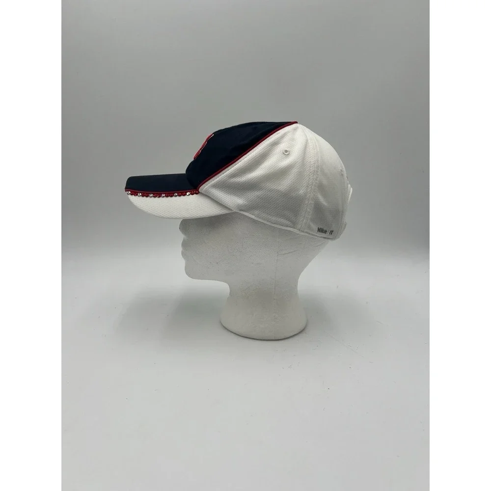 Nike Team Atlanta Braves Dri-FIT Adjustable Hat Cap Bling Rhinestone MLB